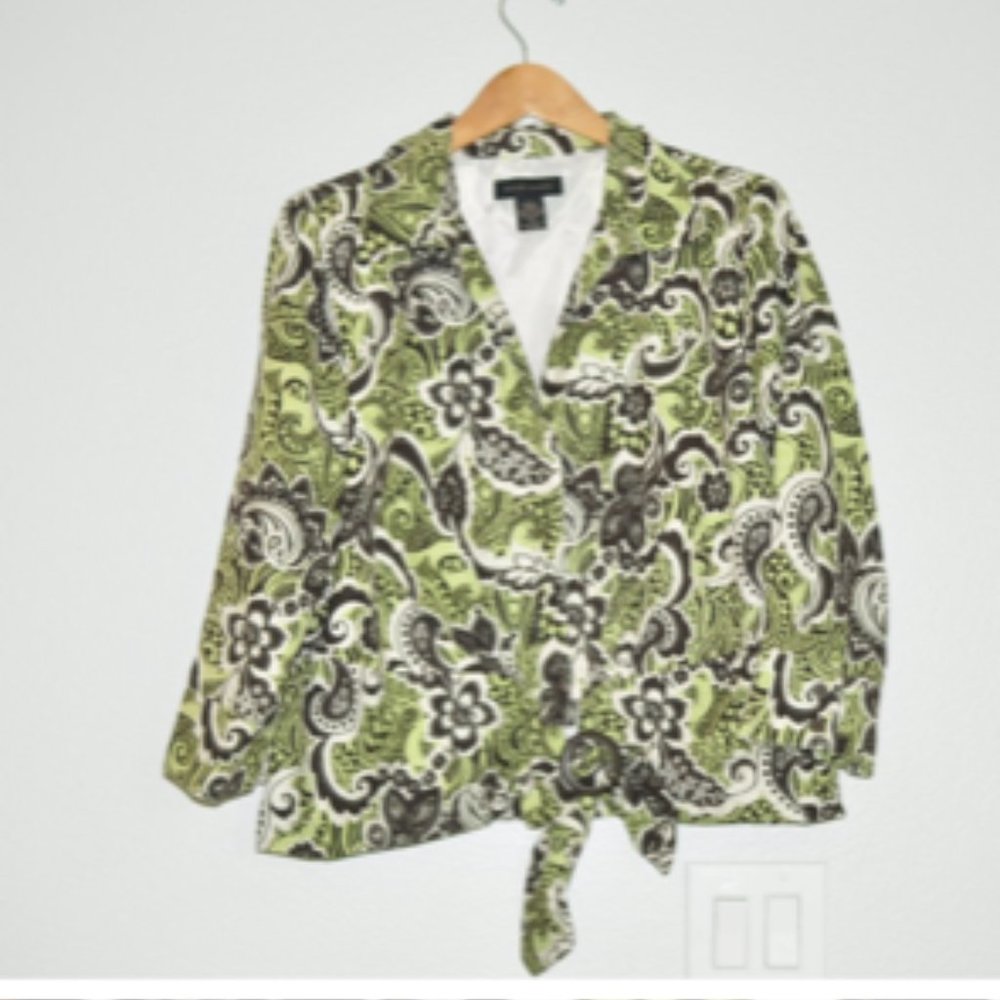 Silkland chantung/silk ¾ sleeve jacket size 16